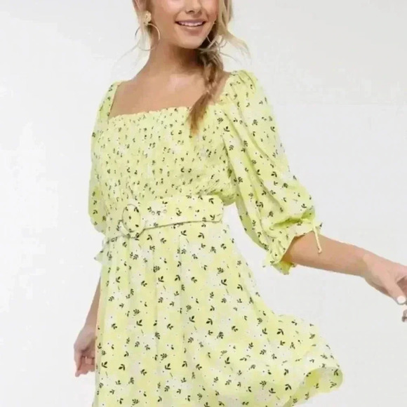 For Love & Lemons Chrysanthemum
Mini Dress in Lemonade - Picture 9 of 9